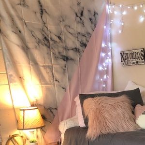 Pink and Marble Tapestry